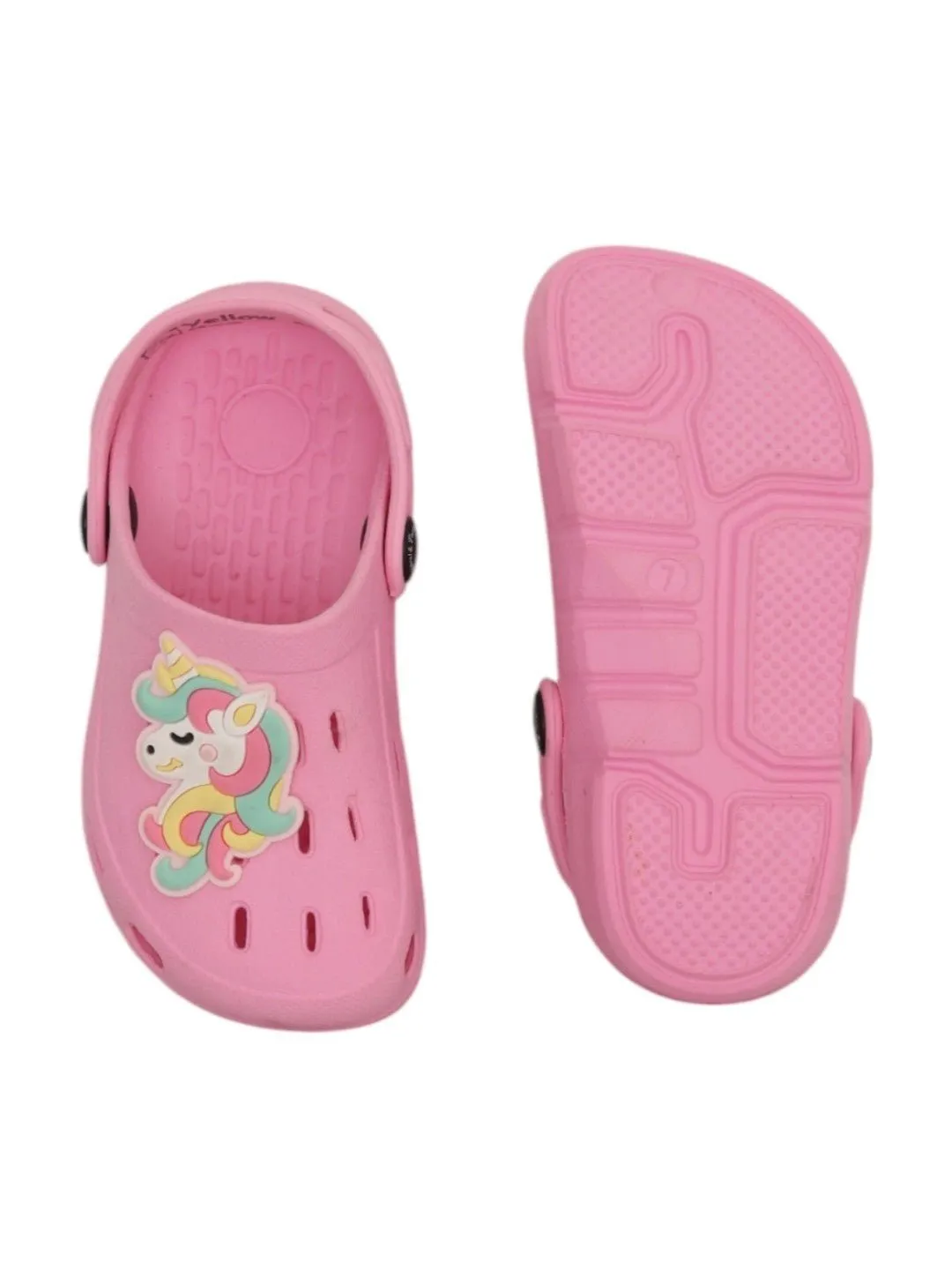 Adorable Unicorn-Theme & Rainbow Mane Design Clogs for Girls