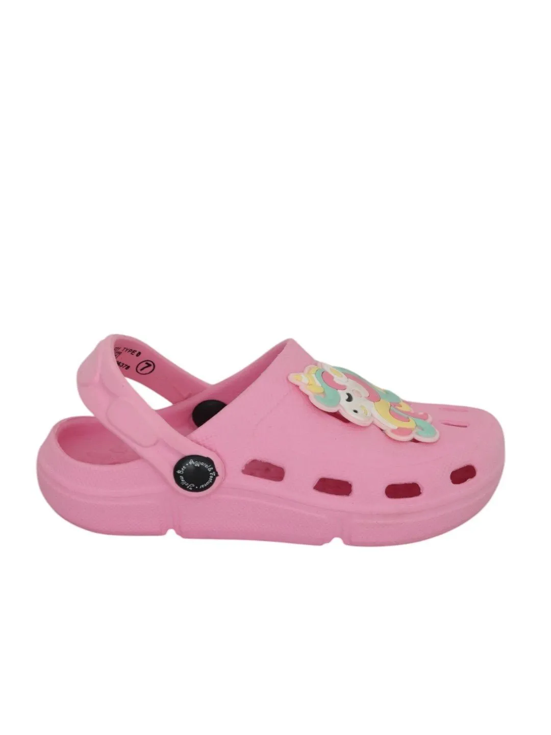 Adorable Unicorn-Theme & Rainbow Mane Design Clogs for Girls
