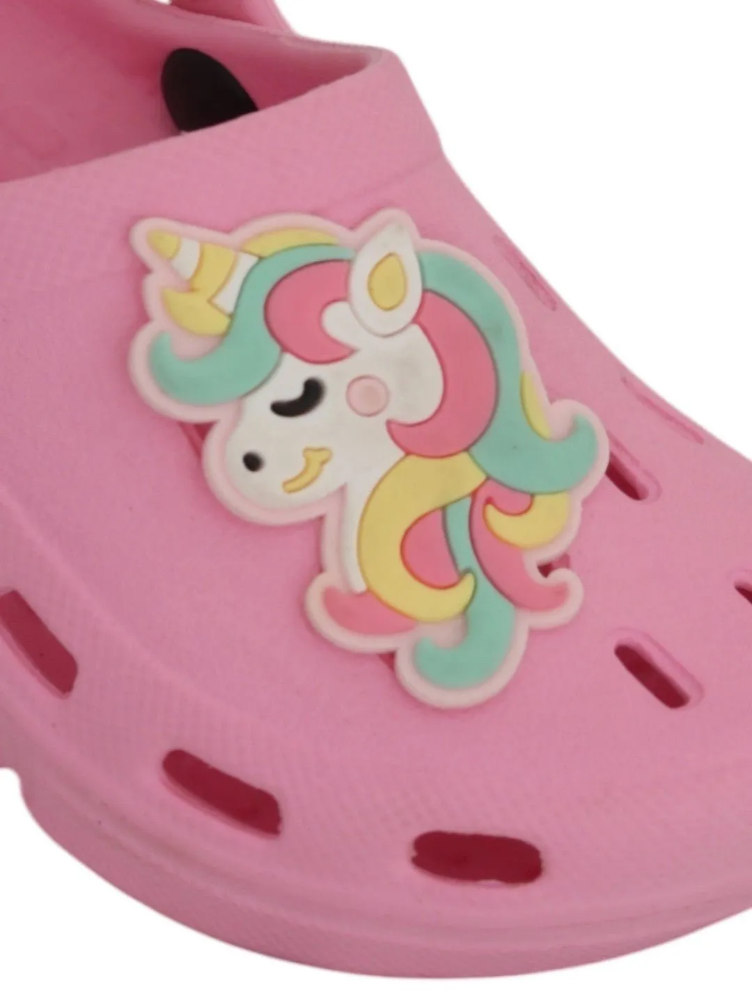 Adorable Unicorn-Theme & Rainbow Mane Design Clogs for Girls