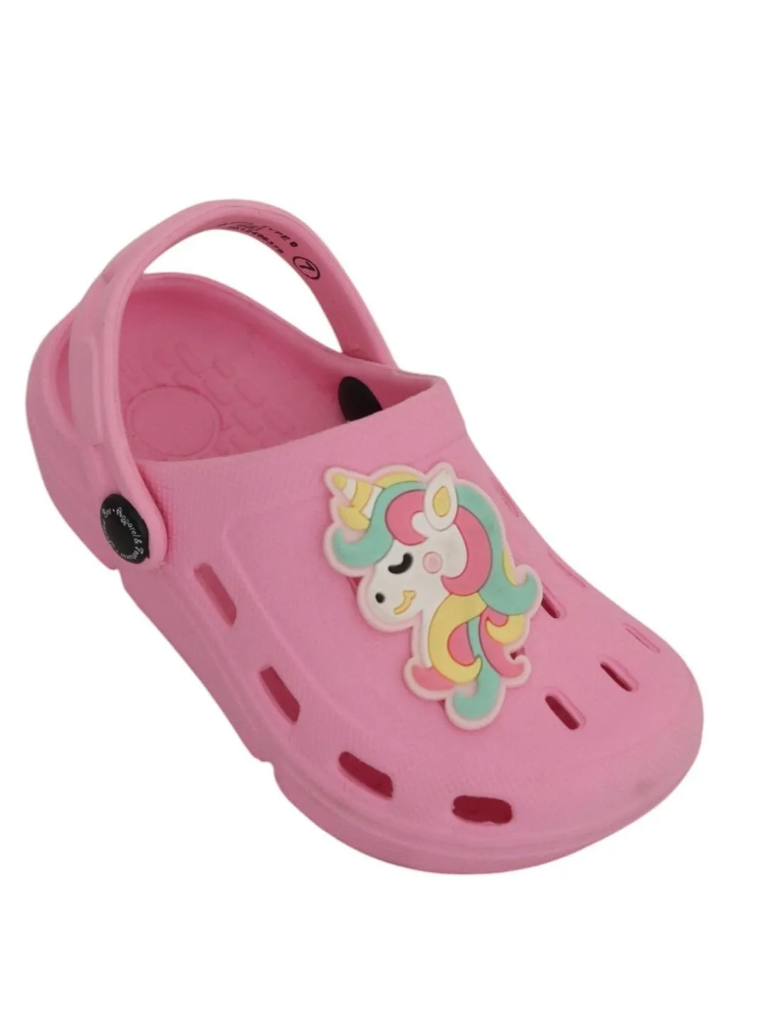 Adorable Unicorn-Theme & Rainbow Mane Design Clogs for Girls