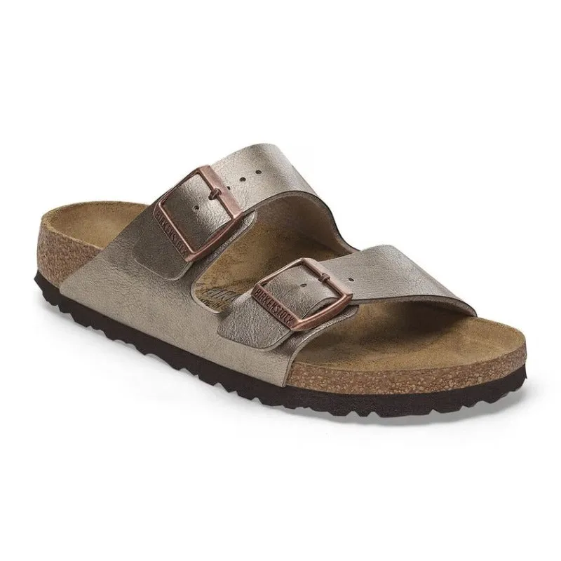Birkenstock Arizona Birko-Flor REGULAR Fitting In Graceful Taupe