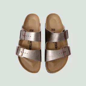 Birkenstock Arizona Birko-Flor REGULAR Fitting In Graceful Taupe