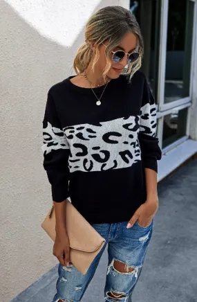 Cozy Leopard Sweater