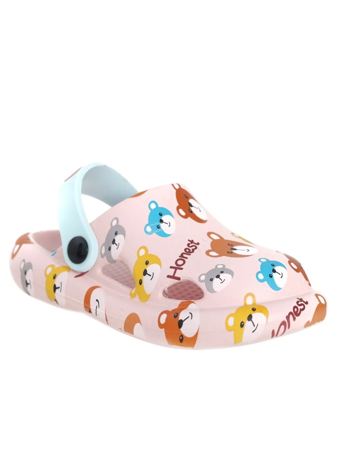 Cuddle Their Feet with Bear Printed Clogs for Girls