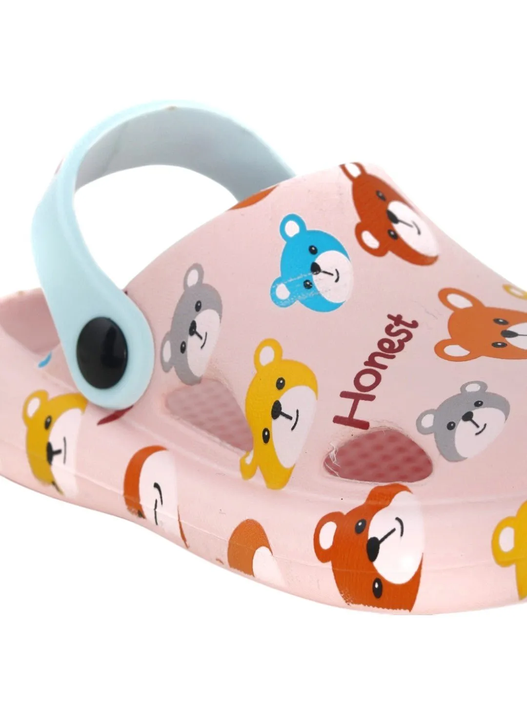 Cuddle Their Feet with Bear Printed Clogs for Girls