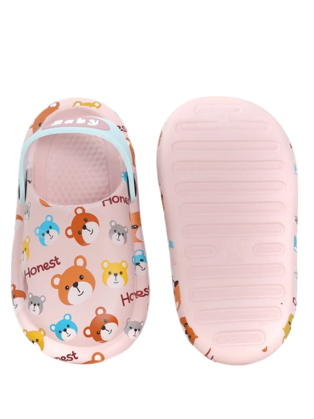 Cuddle Their Feet with Bear Printed Clogs for Girls