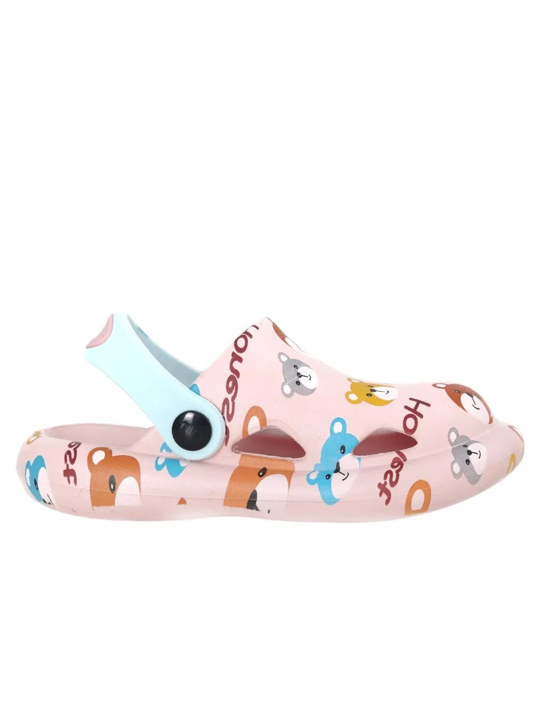Cuddle Their Feet with Bear Printed Clogs for Girls