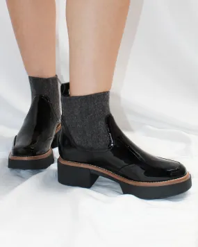 Dolce Vita Saline H20 Booties - Black Leather H20 - FINAL SALE