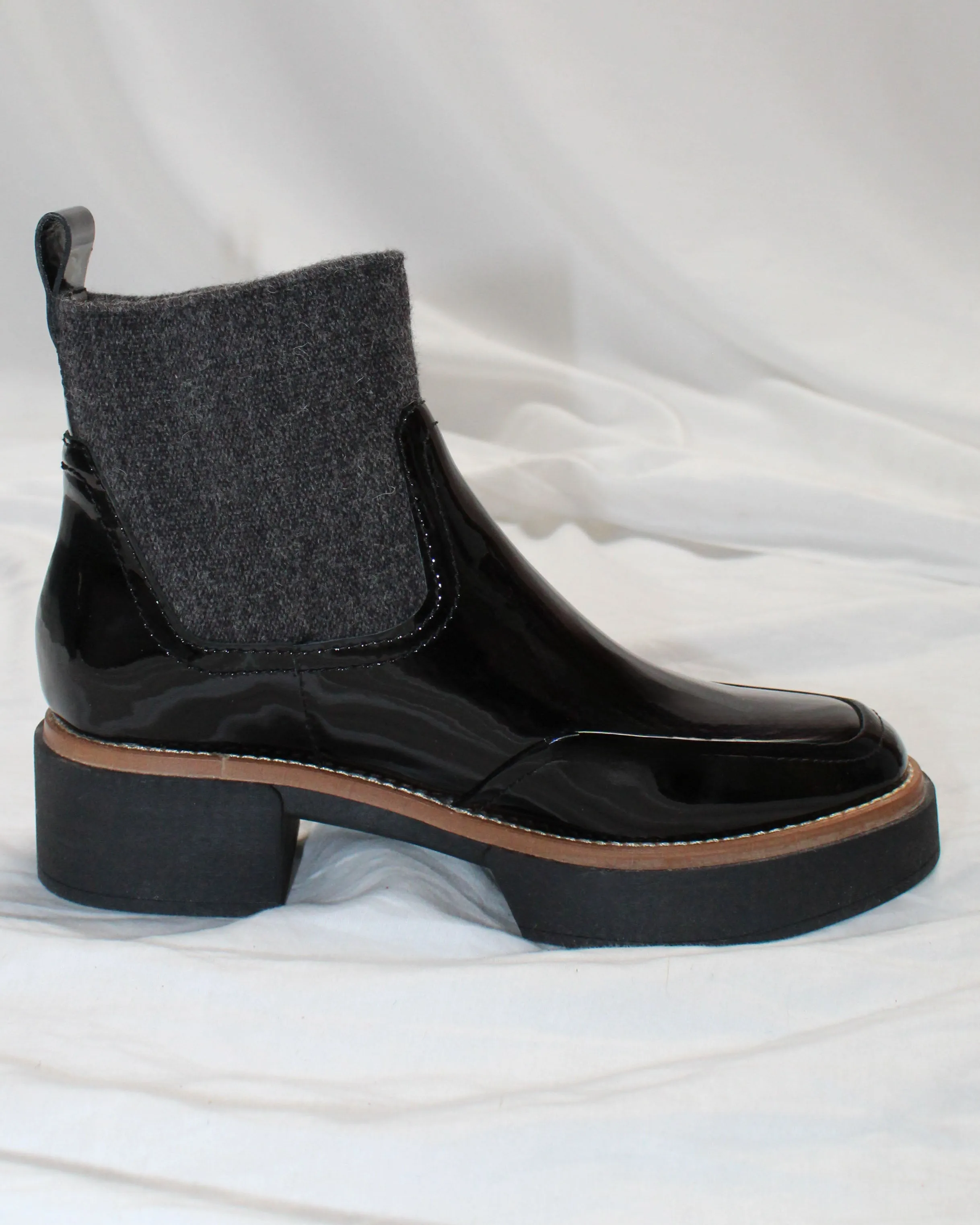 Dolce Vita Saline H20 Booties - Black Leather H20 - FINAL SALE