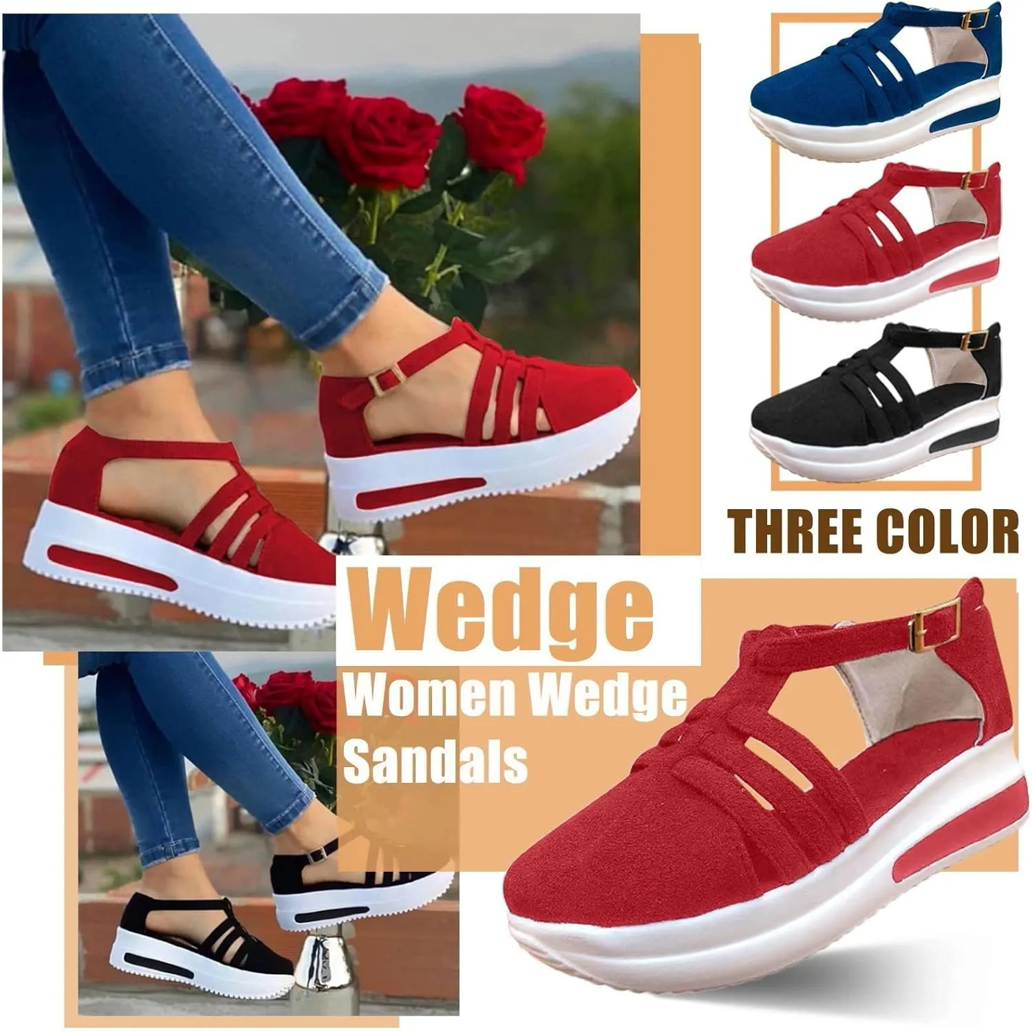 Eduavar Sandals for Women 2025 Slide ShoesArch Support Summer Closed Toe Slippers Walking with Arch Support Beach Sandal