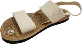 Eduavar Womens Sandals Summer Fashion 2025 Comfortable Slide Sandals Arch Support Orthopedic Walking Casual Orthotic Shoes