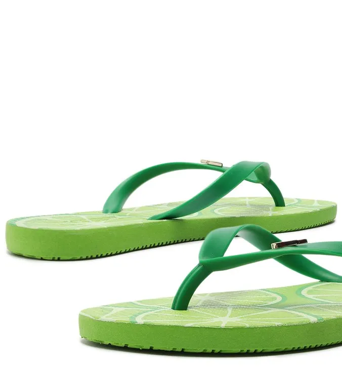 Essential Green Flip Flops and Brizza Fruttare Bag
