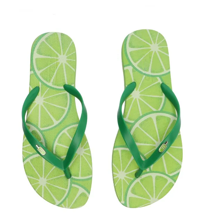 Essential Green Flip Flops and Brizza Fruttare Bag