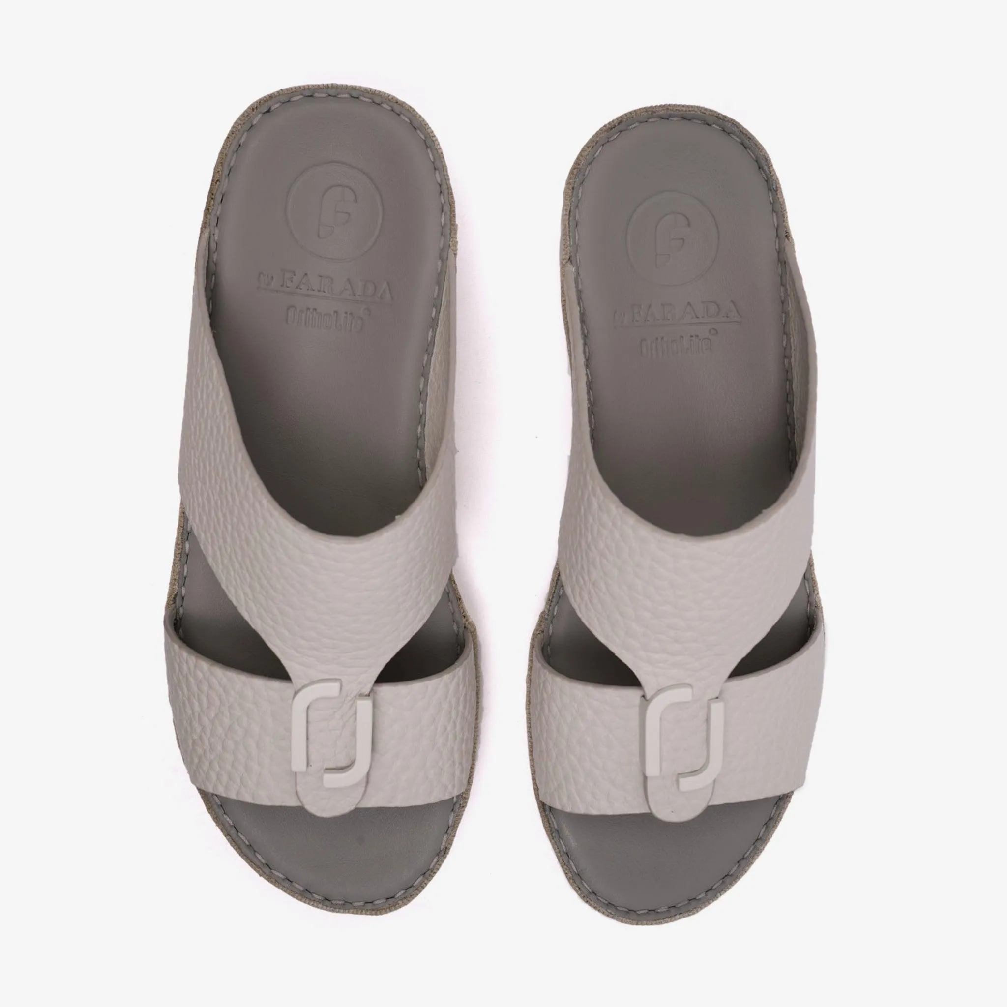 FARADA UNLINED HAMMERED ARABIC SANDALS DAVINCI AVORIA