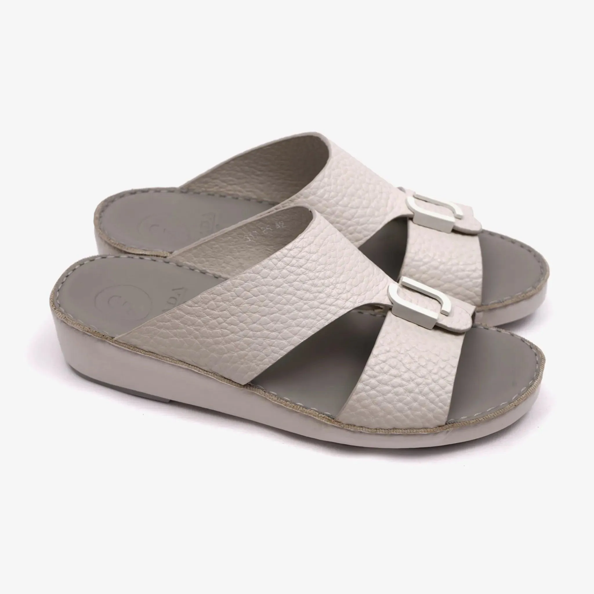FARADA UNLINED HAMMERED ARABIC SANDALS DAVINCI AVORIA