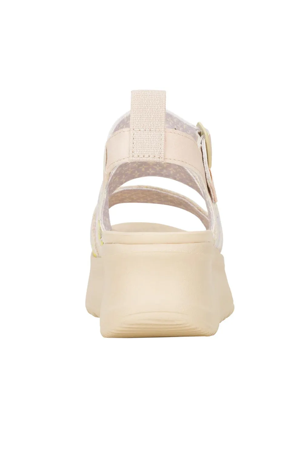 HEYDUDE Delray Buckle Cottage Crochet Sandals for Women in Egret/Lavender | 43200-0NK