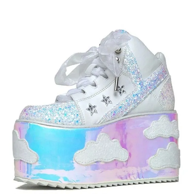 High Platform Cloud Sneakers