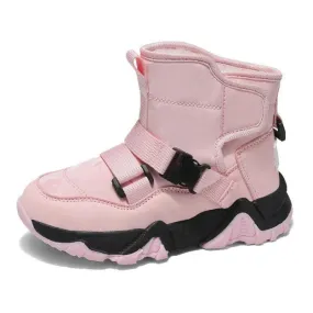 High-Quality Winter Adventure Anti-Slip Outdoor Plush Warm Snow Kids Boots