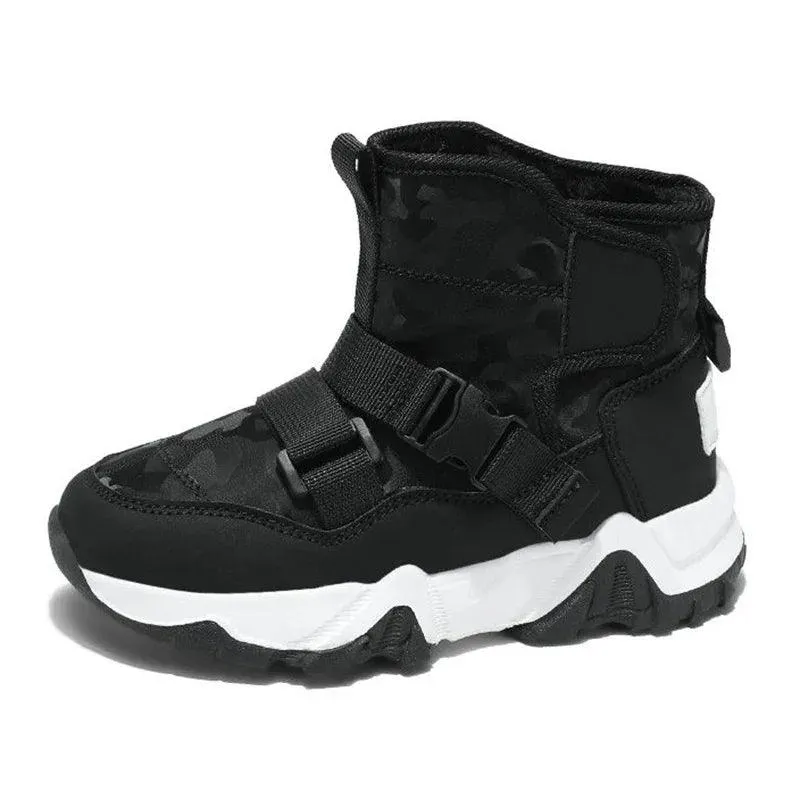 High-Quality Winter Adventure Anti-Slip Outdoor Plush Warm Snow Kids Boots