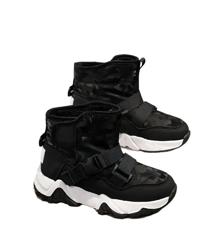 High-Quality Winter Adventure Anti-Slip Outdoor Plush Warm Snow Kids Boots
