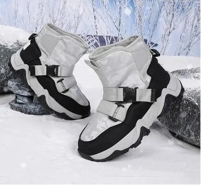 High-Quality Winter Adventure Anti-Slip Outdoor Plush Warm Snow Kids Boots