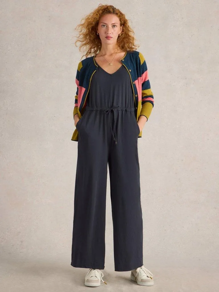 Jasmine Jersey Jumpsuit
in Charcoal Grey
