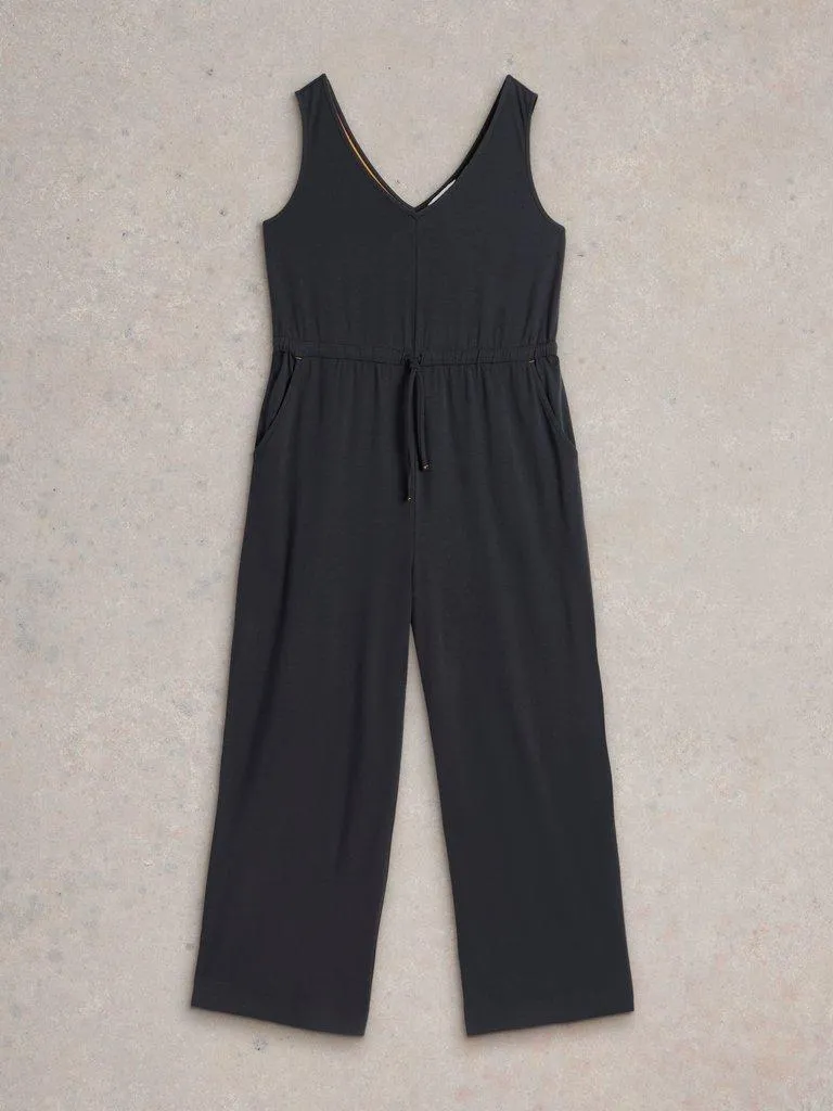 Jasmine Jersey Jumpsuit
in Charcoal Grey