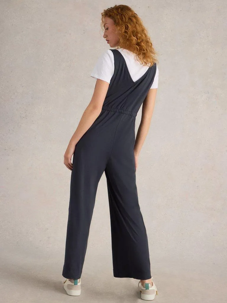 Jasmine Jersey Jumpsuit
in Charcoal Grey