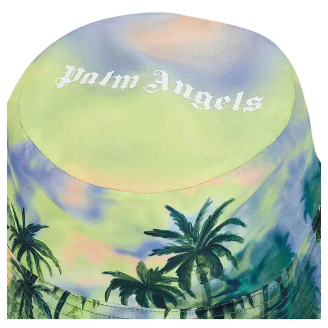 PALM ANGELS PARADISE REVERSIBLE BUCKET HAT