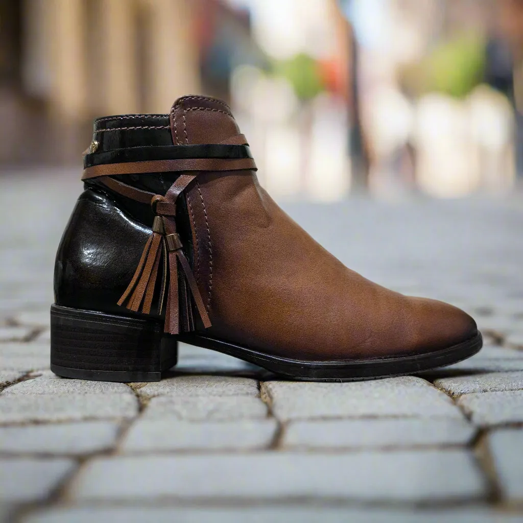 Patrizio Como Ankle Boots - Fiesole - Tan Size UK 5 / EU 38 / US 7
