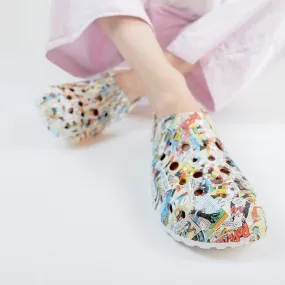 Popeye Comix Print  Clogs