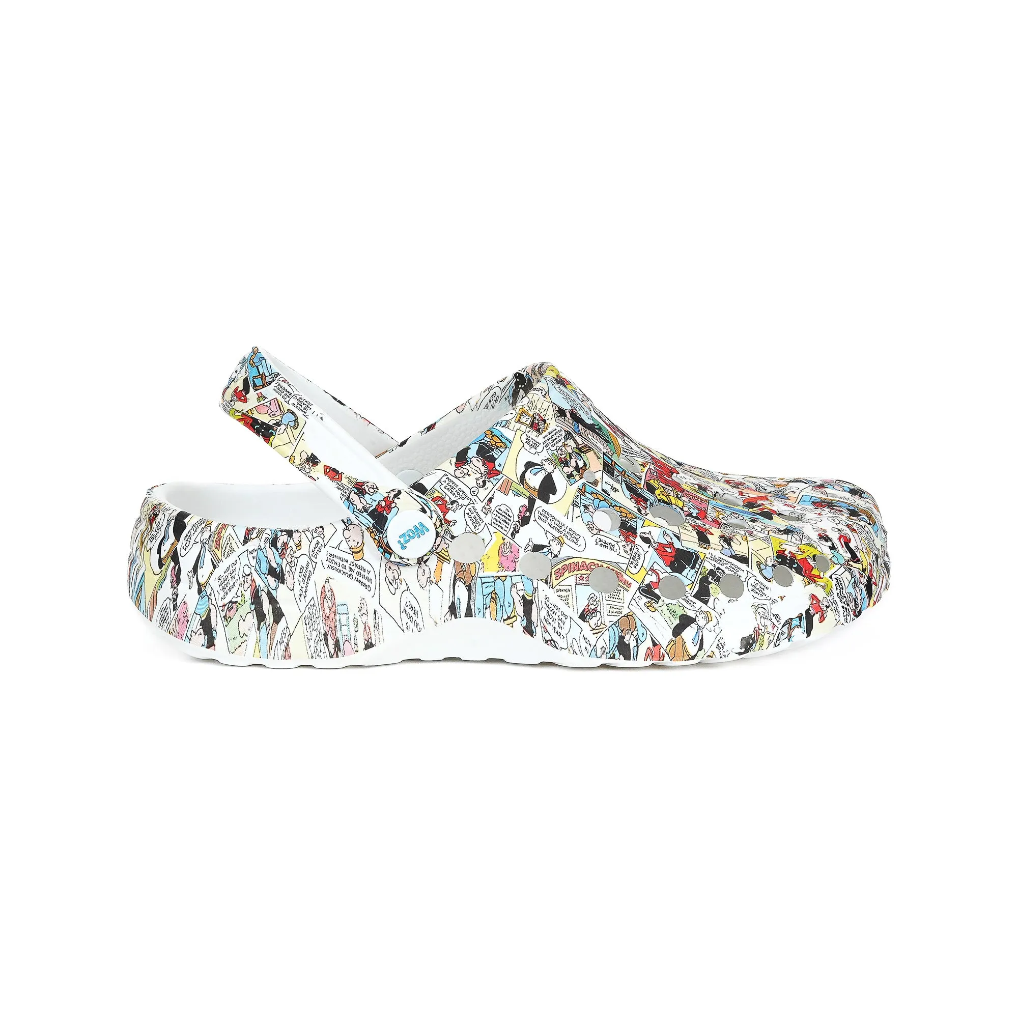 Popeye Comix Print  Clogs
