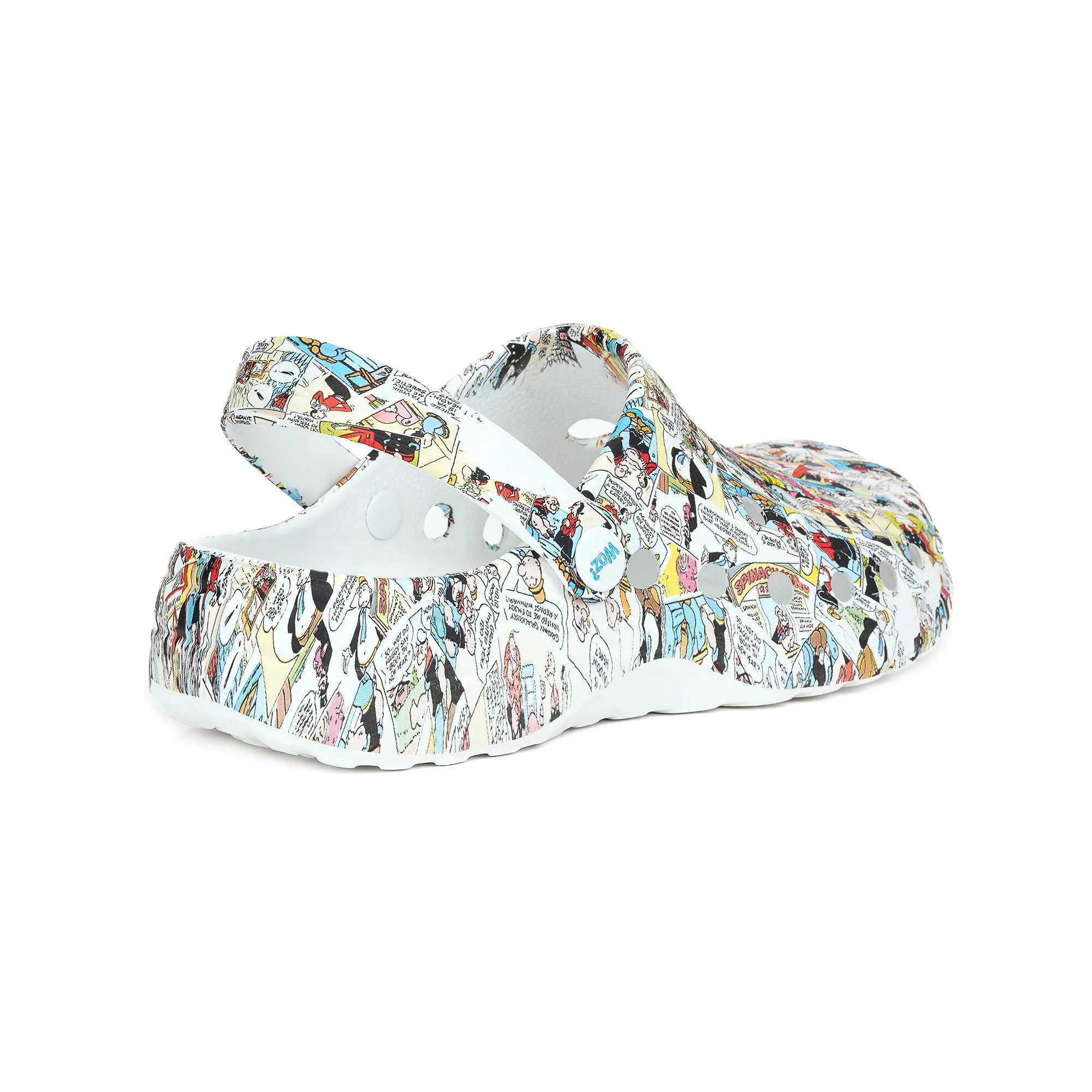 Popeye Comix Print  Clogs