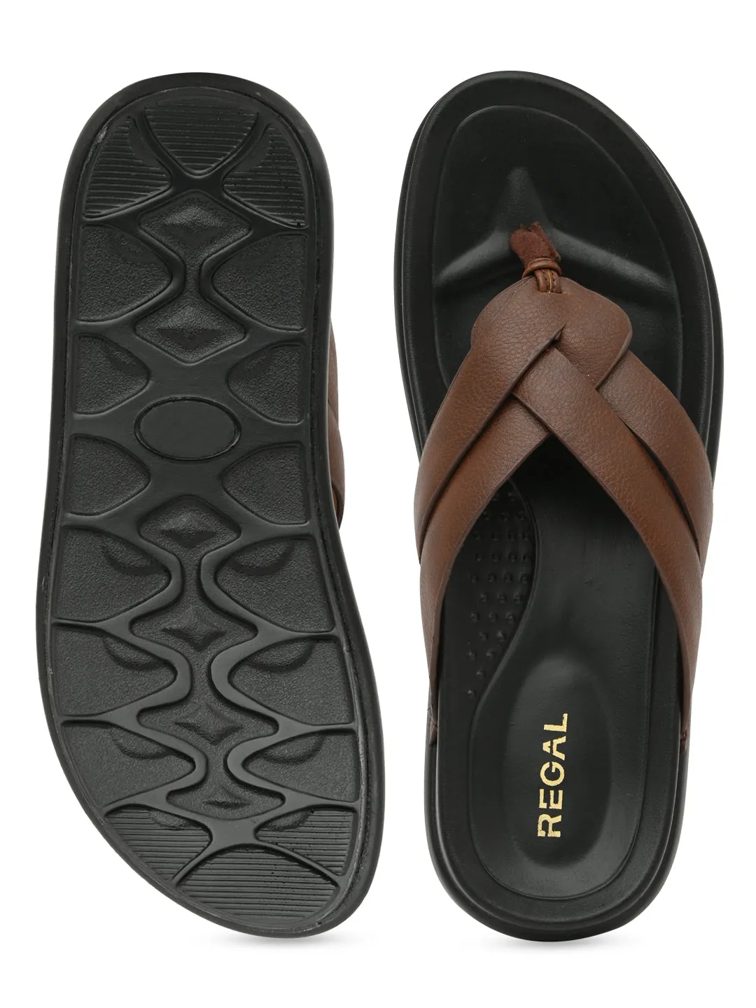 Regal Tan Men Casual Sandals