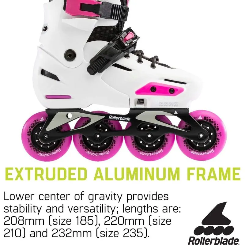 Rollerblade Apex G White/Pink 2-5