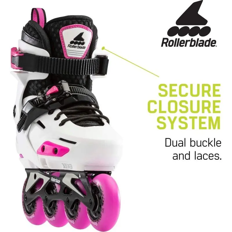Rollerblade Apex G White/Pink 2-5