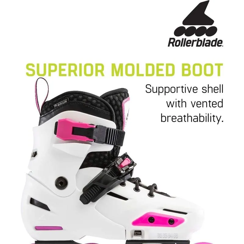 Rollerblade Apex G White/Pink 2-5