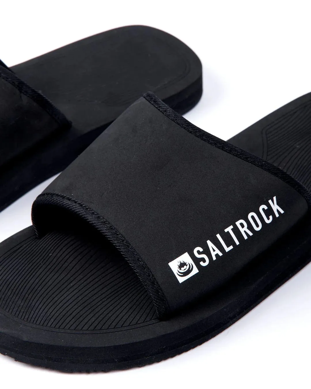Saltrock Mens Ghost Sliders Black