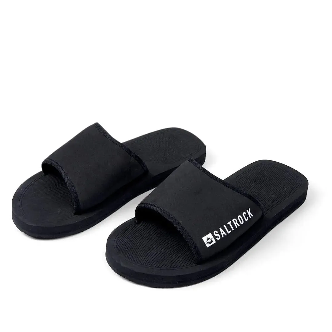 Saltrock Mens Ghost Sliders Black