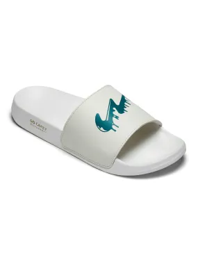 SL-443 White Men's Slides
