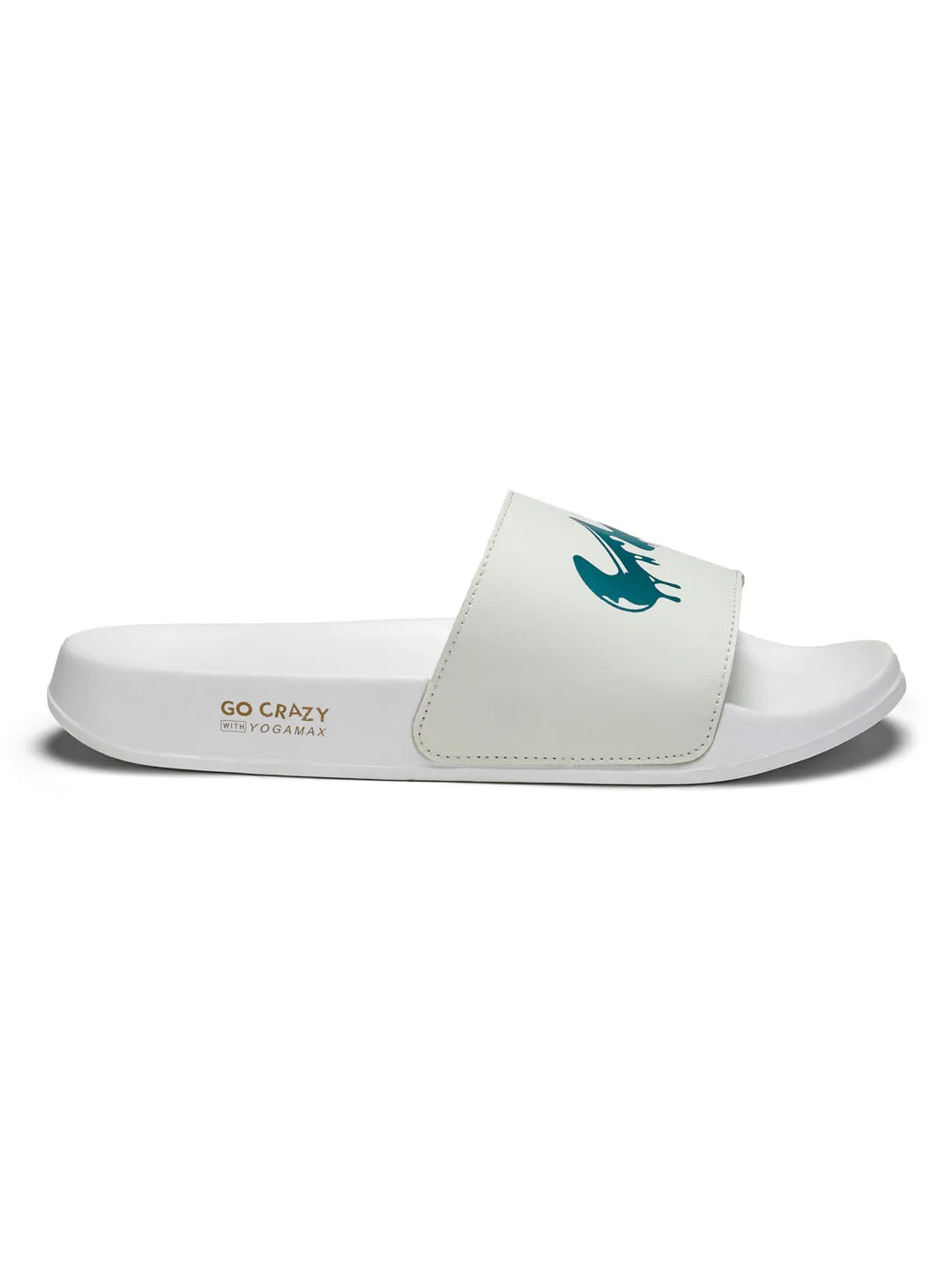 SL-443 White Men's Slides