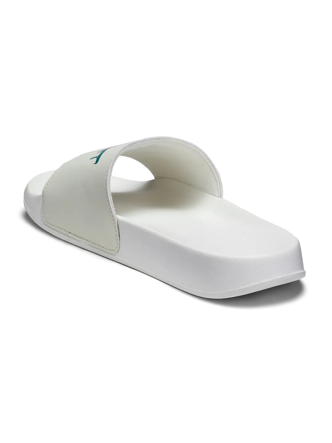 SL-443 White Men's Slides