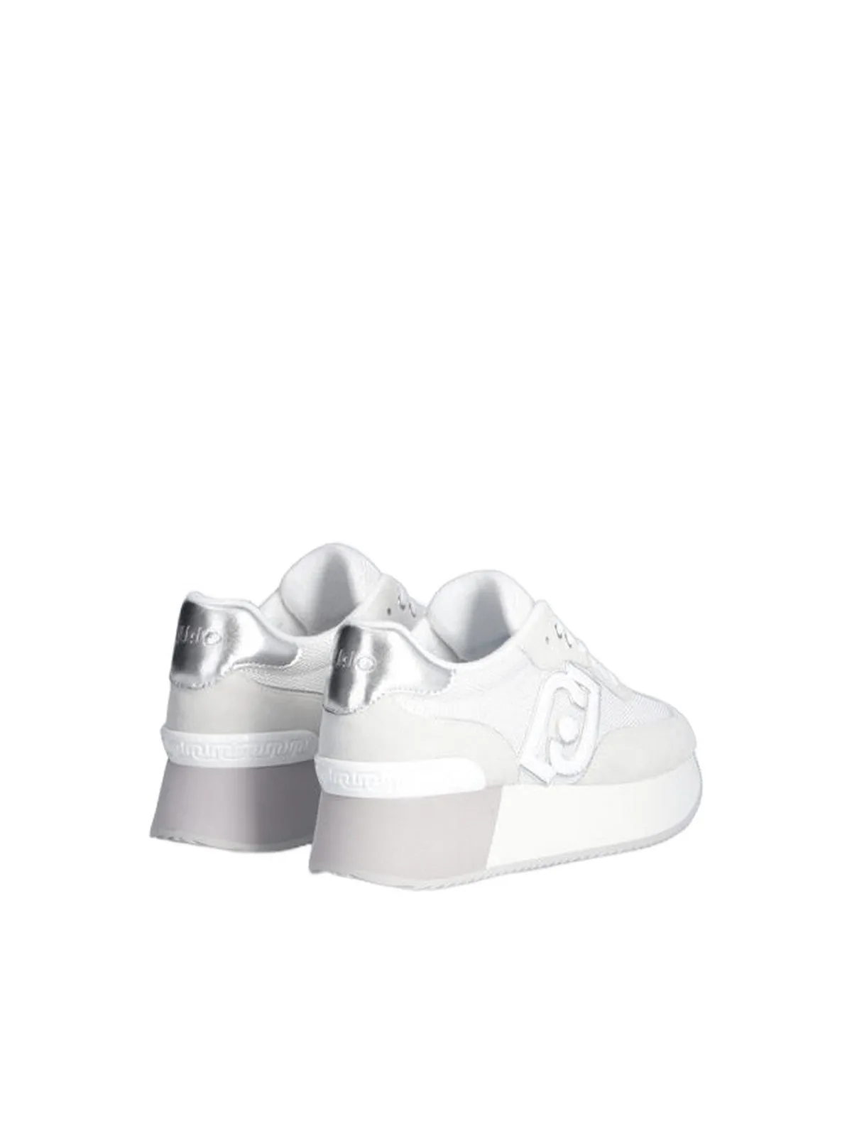Sneaker Donna LIU JO SHOES - Dreamy platform in brighty mesh - Bianco