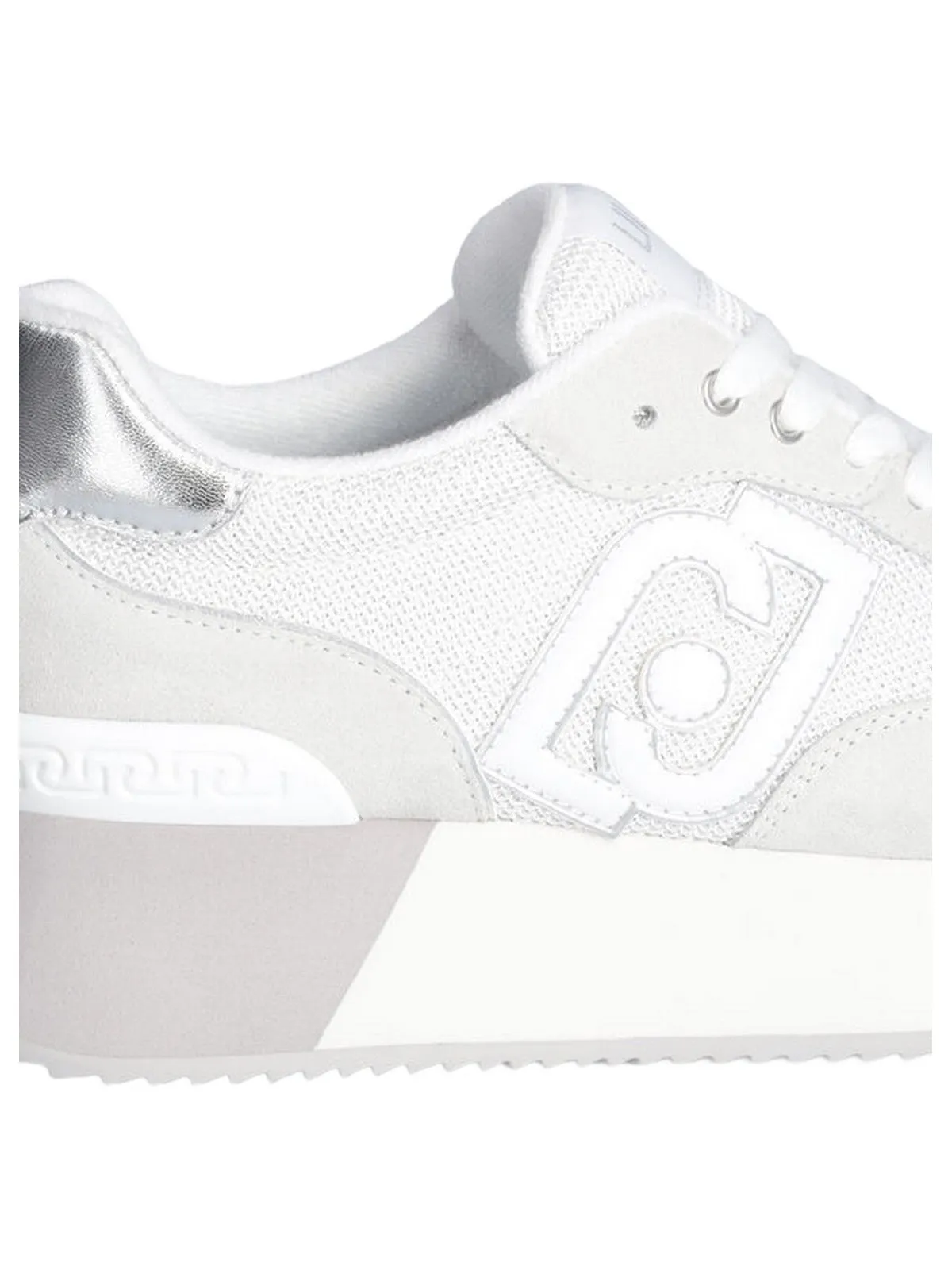Sneaker Donna LIU JO SHOES - Dreamy platform in brighty mesh - Bianco