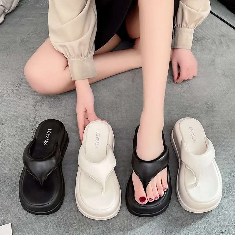 Summer Chunky Flip Flops for Women