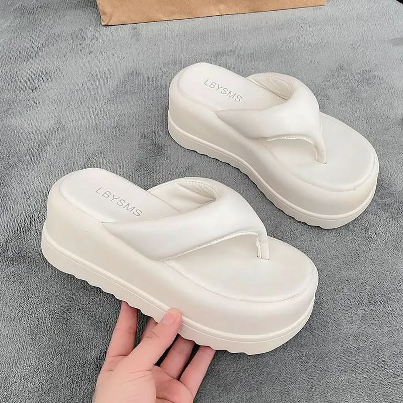 Summer Chunky Flip Flops for Women
