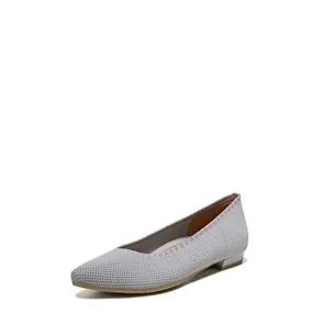 Vionic Women's Lotus Dahlia Knitted Ballet Flat- Supportive Ladies Slip On Shoes