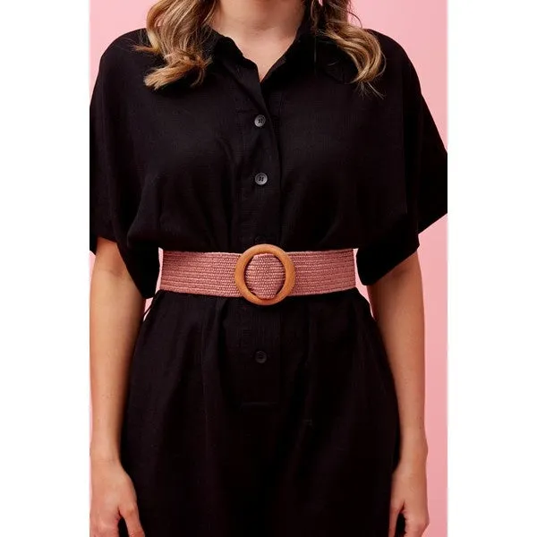 ZADA STRAW BELT